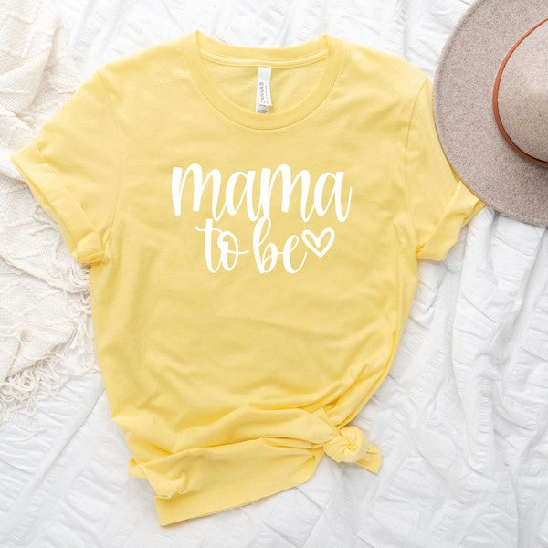 Mama To Be Short Sleeve Graphic Tee
