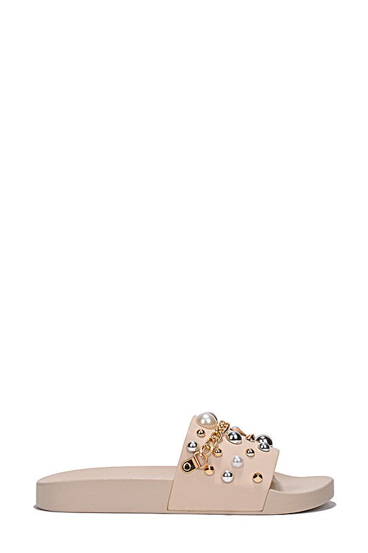 Gilmore crystal discount embellished slide sandal