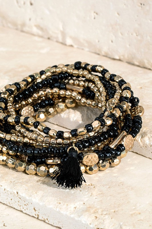 Tassel on sale bracelet set