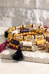 Amber Drift Bracelet Set – Turquoise TeePee display picture 1