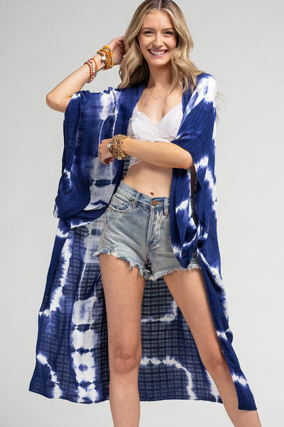 Indigo Waves Kimono