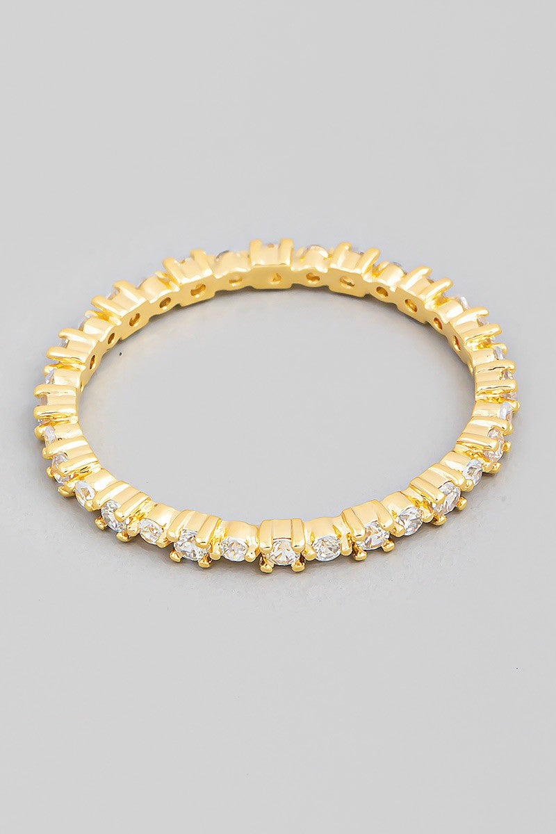 Evelyn Eternity Band in Gold
