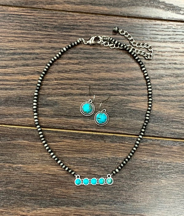 Navajo Pearl Necklace Set