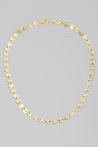 Clara Coin Chain Necklace