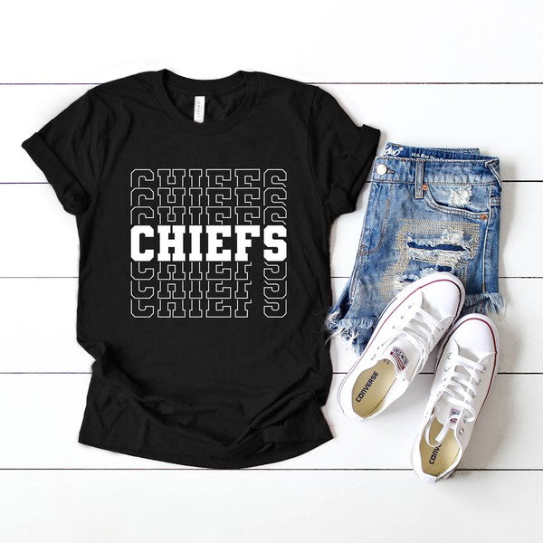 Chiefs Stacked Short Sleeve Tee