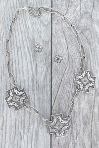 Joyce Cross Necklace Set