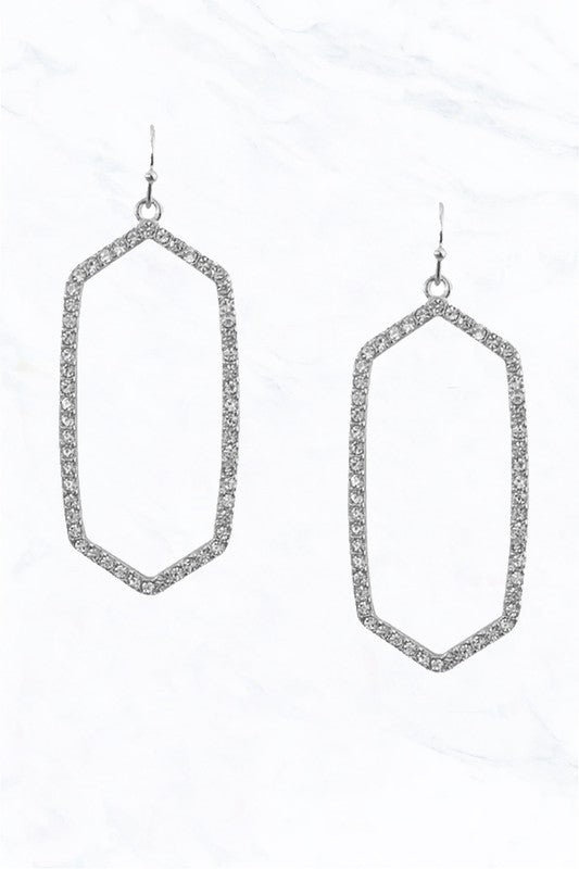 Carly Earrings in Silver