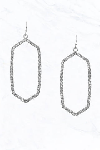 Carly Earrings in Silver