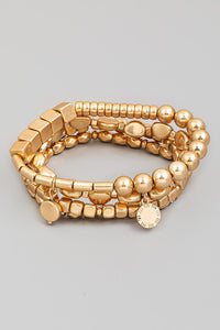 Layla Bracelet Set in Gold