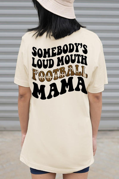 Loud Mouth Mama Football Tee