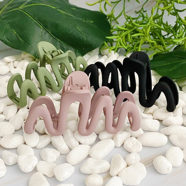 Oversized Hair Claw Set Of 3