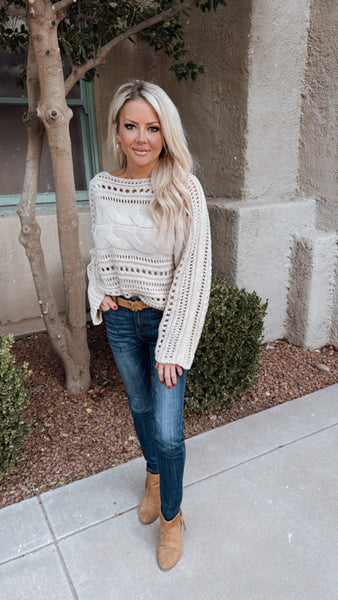 Carly Sweater in Tan