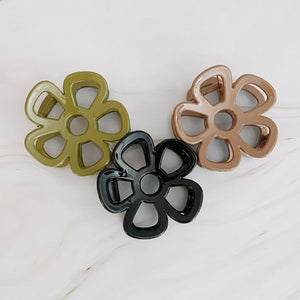 Flower Hair Claw Set Of 3