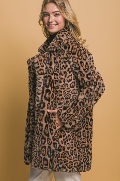 Laura Long Leopard Jacket