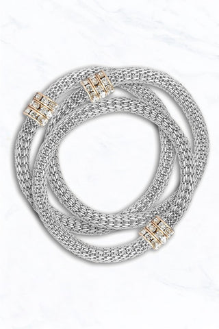 Carly Chain Mail Bracelet Set