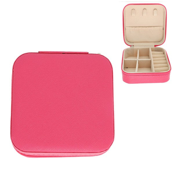 Travel Jewelry Box in Pink