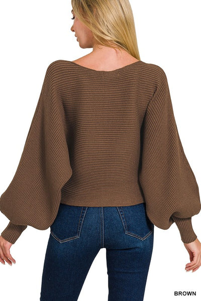 Carleigh Sweater in Brown