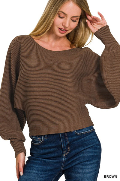 Carleigh Sweater in Brown