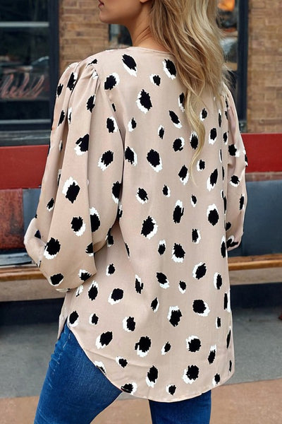 Heidi Leopard Blouse