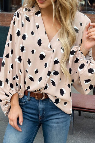 Heidi Leopard Blouse