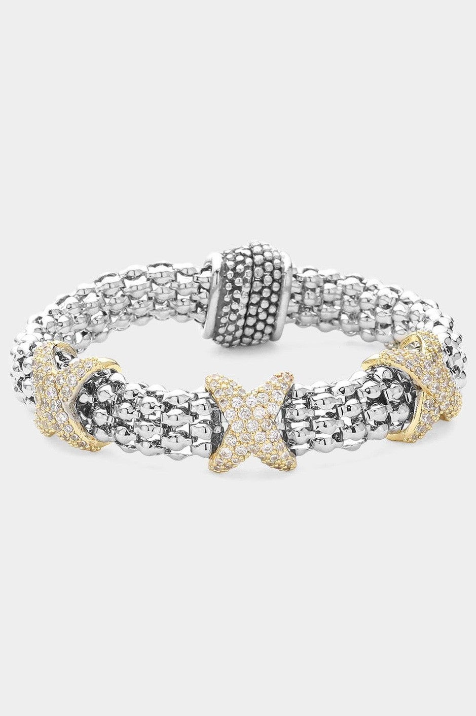 Cross My Heart Pave Bracelet