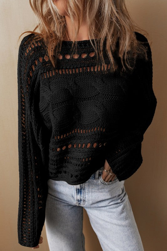 Carly Sweater in Black