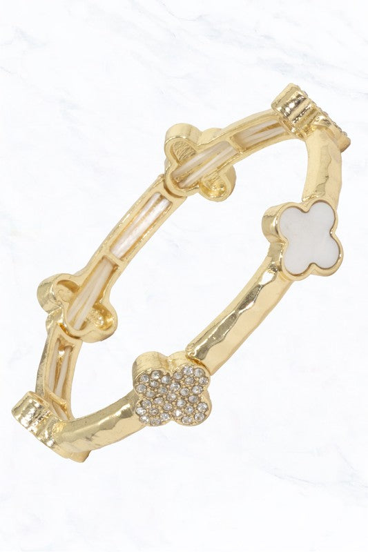 Clara Clover Bracelet in Gold