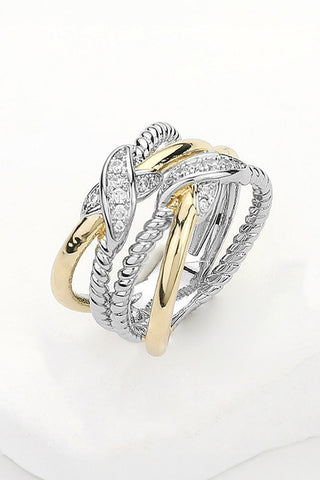 Criss Cross Ring