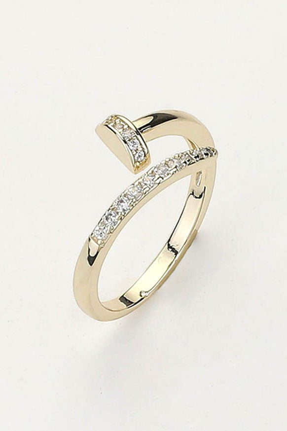 Pave Nail Ring