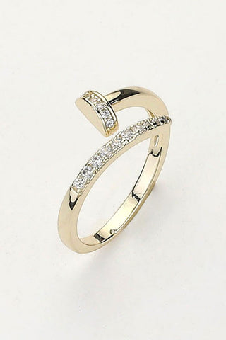 Pave Nail Ring