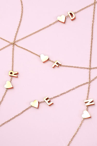 Initial Love Necklace