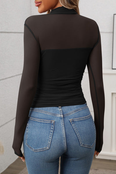 Malia Mock Neck