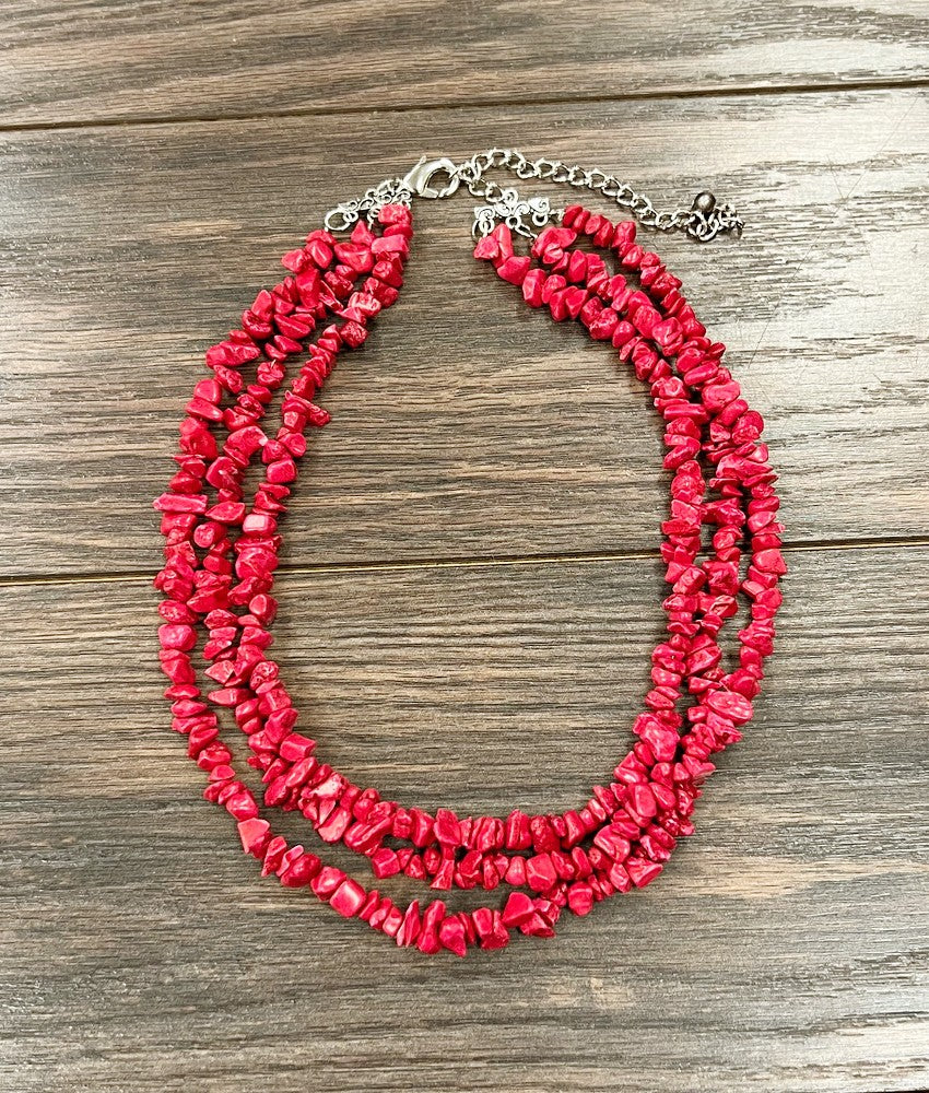 Connie Coral Necklace