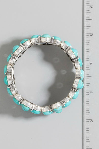 Flor Turquoise Bracelet