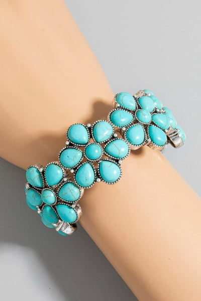 Flor Turquoise Bracelet
