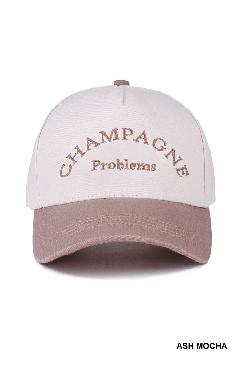 Champagne Problems Hat in Mocha