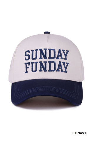 Sunday Funday Hat in Navy