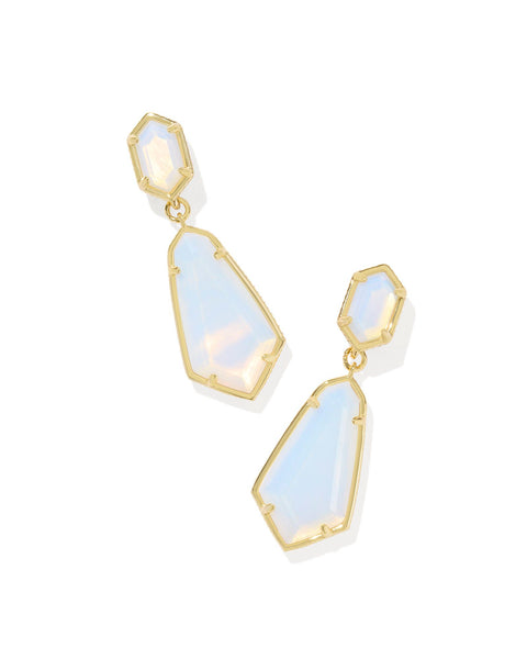 Hallie Convertible Earrings in Opalite Illusion