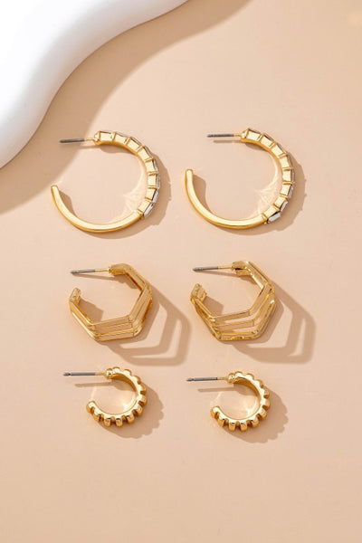 Triple Threat Earring Trio