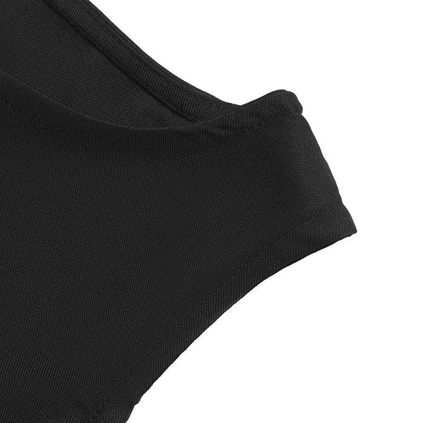 Lovesoft - Solid Satin Top Elegant Sleeveless Bow Back