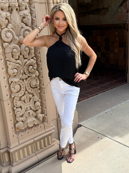 Noir Knit Top