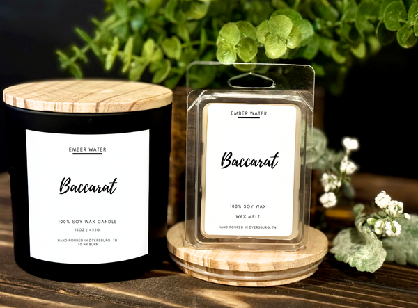 Ember Water - Baccarat 16 oz 100% Soy Candle