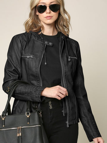 Gemma Vegan Leather Jacket