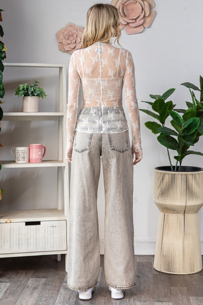 Lacey Longsleeve in Ivory
