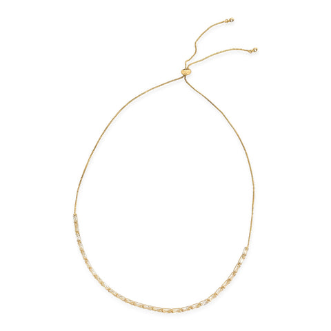 Crystal Drawstring Necklace