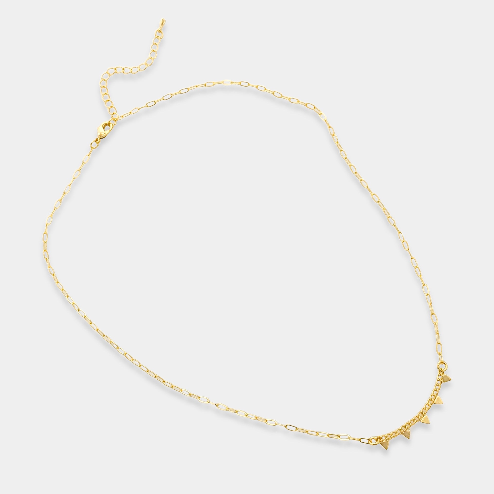Dainty Triangle Necklace