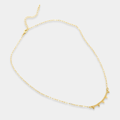Dainty Triangle Necklace