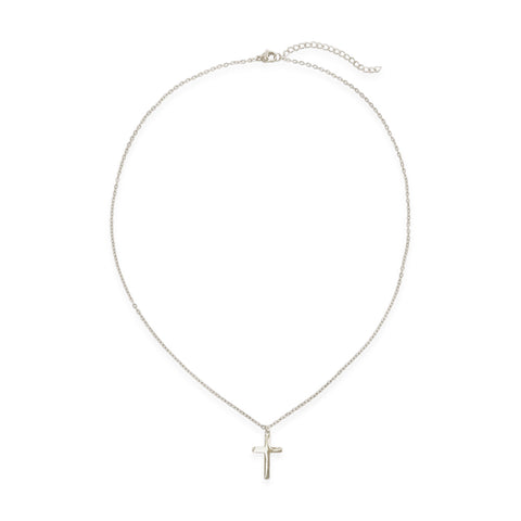 Silver Cross Necklace