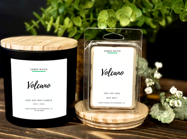 Ember Water - Volcano 16 oz 100% Soy Candle