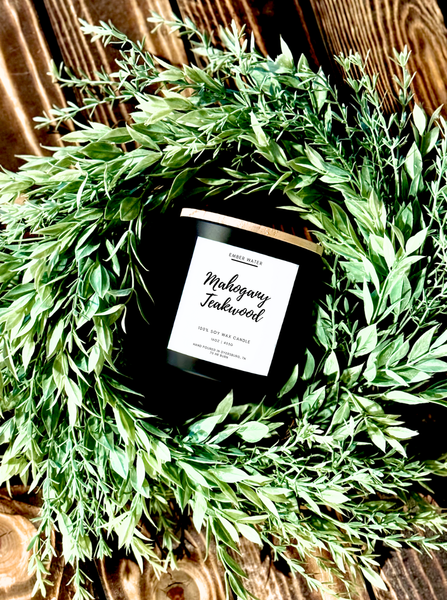 Ember Water - Mahogany Teakwood 16 oz 100% Soy Candle